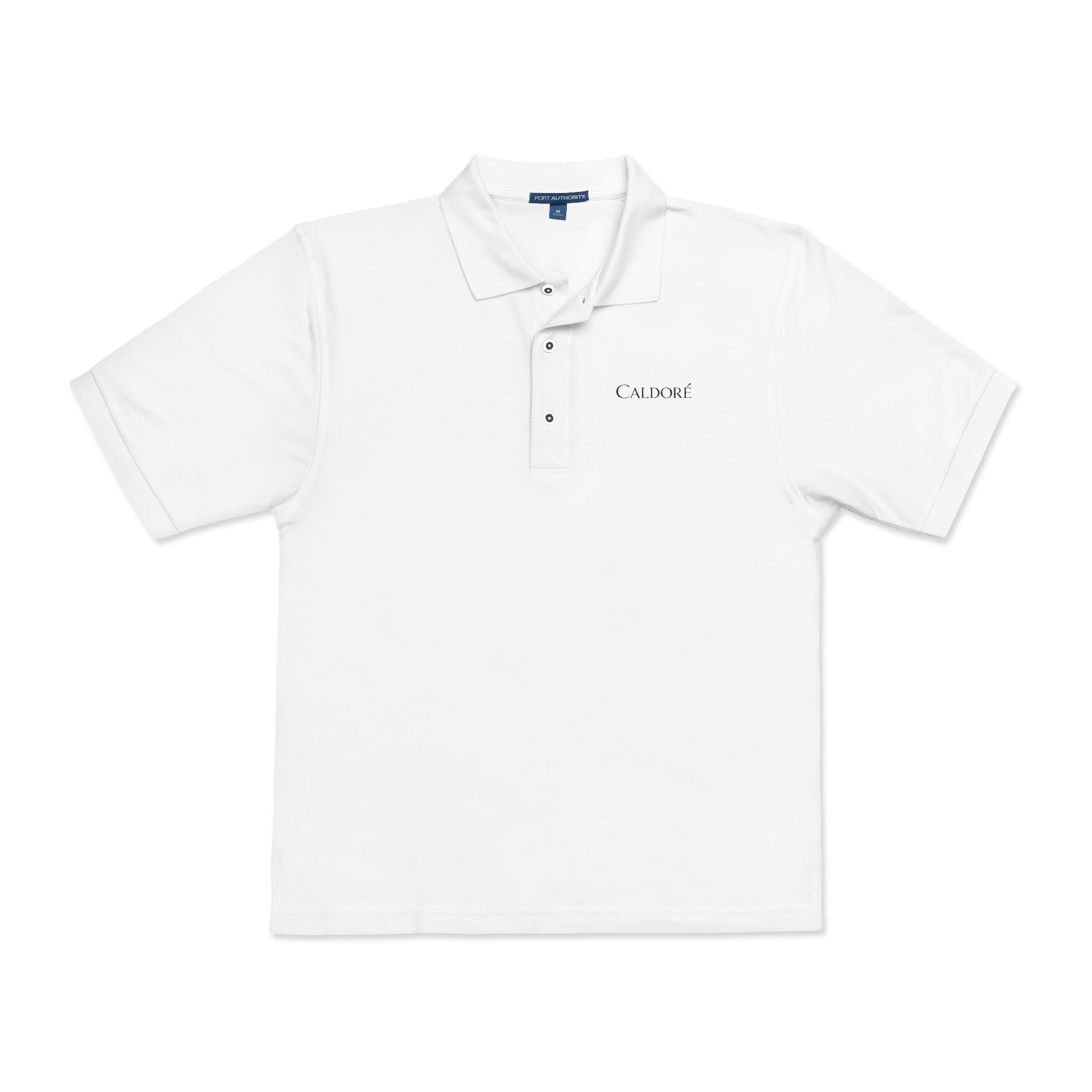 Embroidered Classic Polo Shirt Wit