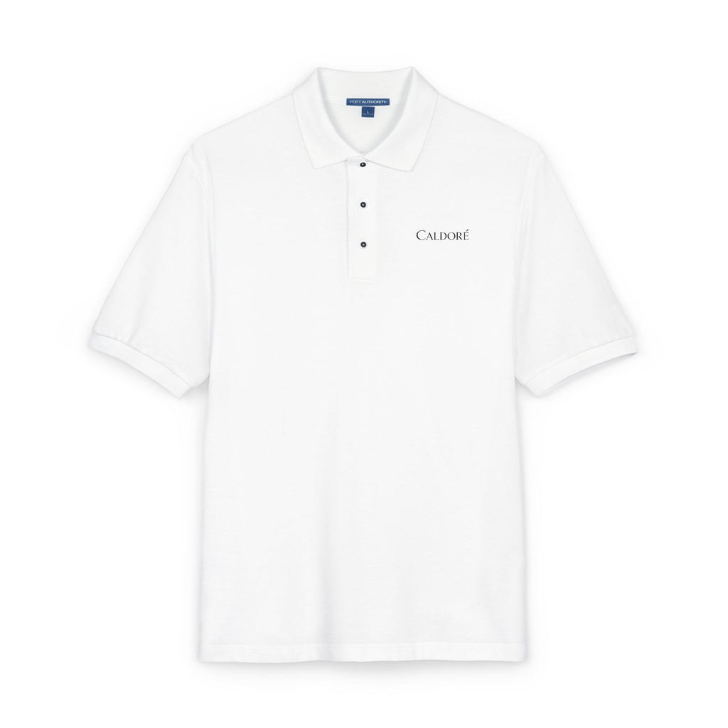 Embroidered Classic Polo Shirt Wit