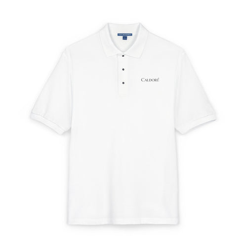 Embroidered Classic Polo Shirt Wit